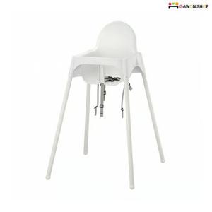 이케아 ANTILOP 유아 의자 (화이트다리/트레이미포함)/이유식의자