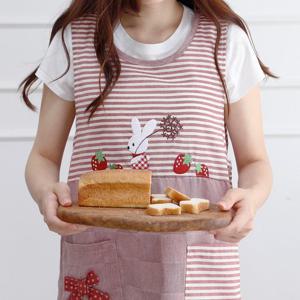 딸기 보육교사 선생님 어린이집 원피스 앞치마