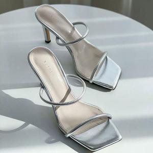 [XBF207M5]스트랩 샌들힐 슬리퍼구두 여름신발 데일리