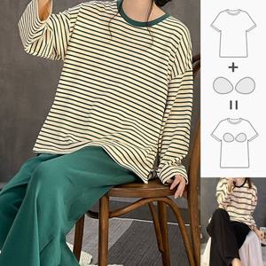 패드 훔웨어세트 캡내장 여성 잠옷 이지웨어