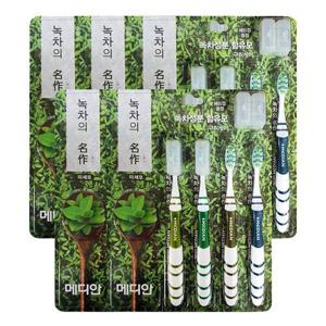 [메디안]메디안 녹차의 명작 칫솔 4입 x5