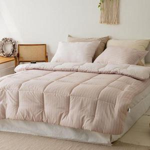 퀸이불세트 어반라인 이불베개세트 Q 베이지 먼지없는 침구세트 퀸이불 HWCE436A