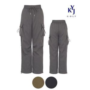 [김영주골프]겨울 오리털 덕다운 일자핏 카고 패딩바지 여성 카고팬츠 KOWLPT75