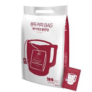 [코나]코나 원두커피백 예가체프 블렌딩 100T 일회용 티백커피 (12584172)