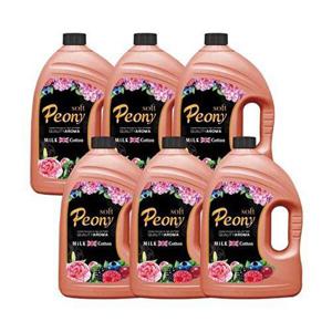 [아토세이프]밀크코튼 섬유유연제 피오니 3.06L 6개