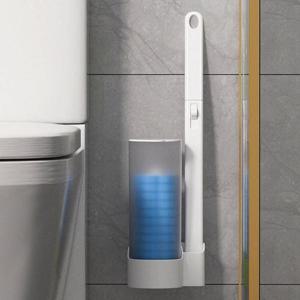 일회용 변기크리너 변기솔 보관함+핸들+리필6P WD52390