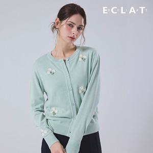 [[에끌라뜨]]26SS 플라워 울블렌디드 앙상블 세트 2종