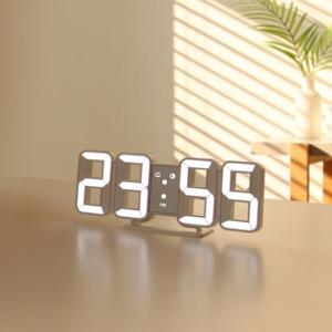 [무아스] LED탁상시계 퓨어 미니 화이트