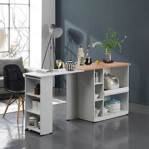 (착불) 다움 일자확장형 전자렌지대 주방수납장 아일랜드식탁