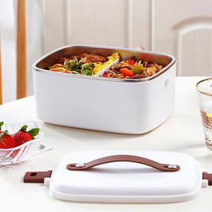 [쿠킹홈]전기 가열 보온 도시락통(화이트)