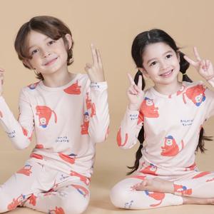 [보누맘] 아동실내복 긴팔 내복 피치 기모 유아내의 12종 모음