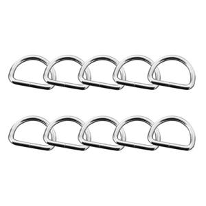 BUCK703 고강도 D링 연결고리 32mm 10P 가방 고리 부자재 가죽 하네스 리드줄 핸드메이드 부품 디링 재료