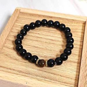 [라일리쥬얼리] Rly 흑요석 염주팔찌 호안석 8mm 부적팔찌 불교용품