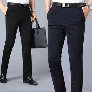 (1+1)남자 여름 정장바지 스판 구김없는 일자핏 팬츠 WEC6DB7