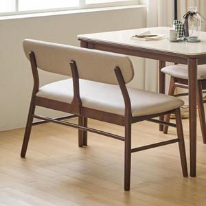 예다움 2인용 벤치형 식탁 의자 밴치 등받이