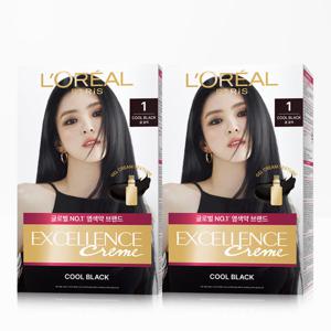 로레알파리 엑셀랑스 크림 염모제 2개