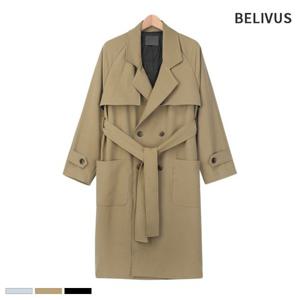 빌리버스 남성 트렌치 코트 BIT009 남자 나그랑 롱코트 간절기 아우터