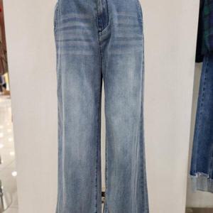 [베네통]연청 와이드 롱 데님 팬츠 BADPB4431_IC