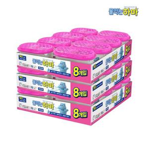 [물먹는하마]물먹는 하마 옷장용 제습제 8입 x3개