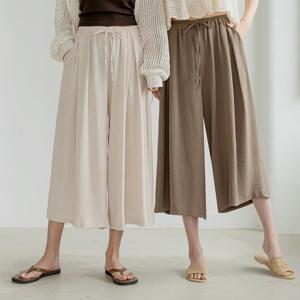 ★특가★[빠른배송] 그로우앤더 가볍고 시원한 린넨 와이드팬츠