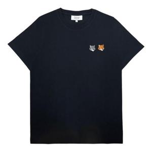 메종키츠네 더블폭스 여성 반팔티셔츠 OW011CFKJ0008 P190