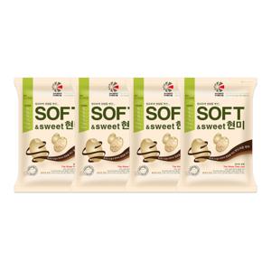 25년 햅쌀  백미 식감 부드러운 현미  소프트 현미  4kg (1kg x 4)