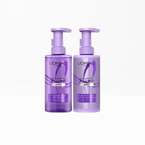 [로레알파리] [수분볼륨UP] 히알루로닉 플럼프 에어리 샴푸/컨디셔너 440ml 더블팩 택1