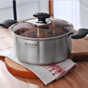 키친아트 아인스 스텐 곰솥 들통 냄비 큰냄비 대용량 양수냄비 찌개냄비 26cm
