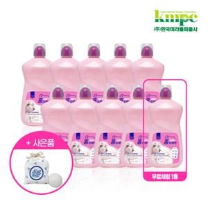 (방송에서만50%SALE) 탑스텝 홈드라이 세탁세제 1100mlx10통+사은품 울드라이볼(건조볼)4P