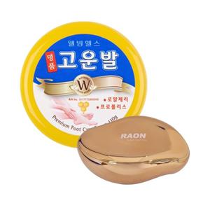 웰빙헬스 명품 고운발 풋크림 110g + 라온 각질제거기 세트