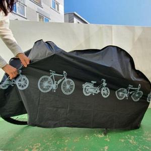 자전거방수커버 자전거 방수커버 킥보드 유모차 덮개 검정 95X195