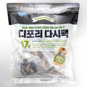[코스트코] 100% 국산원물 디포리 다시팩 340g(20g x 17팩) 멸치 새우 다시마