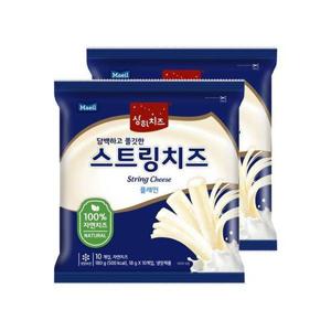 [상하치즈]상하 스트링치즈 플레인맛 18g 10개입 2봉
