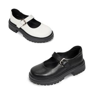 [무크][무크] 여화 베니 소가죽 청키 메리제인 2colors