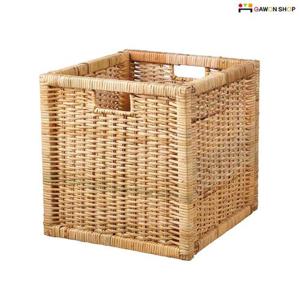 이케아 BRANAS 튼튼한 라탄 사각바구니/수납박스