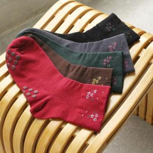 [리빌모아]국산 여성 논슬립 꽃무늬 무압박 양말 10켤레 무료배송 미끄럼방지 DBSW-SOC-Q106