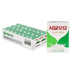 [에스케이스토아]서울우유 멸균우유 흰우유 200mlx24개