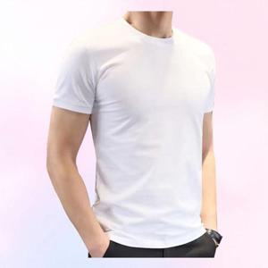 여름 남자 티셔츠 런닝 러닝 일상용 무지반팔티 반티 WFKK8IZ