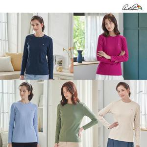 [아놀드파마][아놀드파마](26SS 신상) 아놀드파마 여성 코튼 골지 티셔츠 (5종)_638191