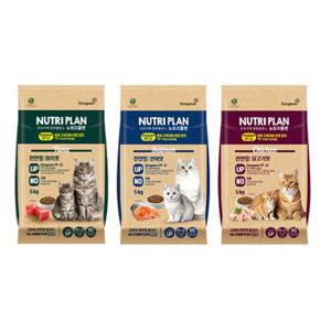 동원 뉴트리플랜 고양이사료 올라이프캣(전연령)플러스 5kg×2 (총10kg)