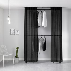 [왕자행거] 네오스페이스(어바웃 드레스룸 2P 밀폐기본형) 체크시스루