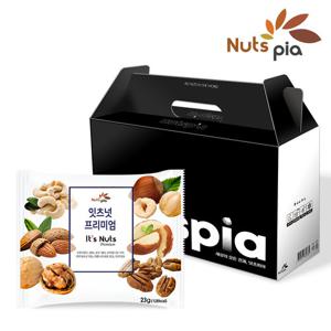 [넛츠피아] 잇츠넛 프리미엄 23g X 50봉 선물세트 매일 견과류 하루견과 건강 혼합 한줌견과 하루견과류
