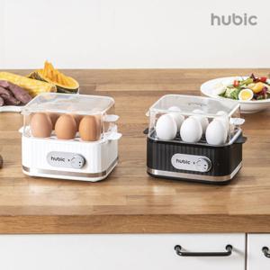 휴빅 타이머 반숙 계란찜기 멀티 전기찜기 에그쿠커 화이트/블랙 HB-141EW/B