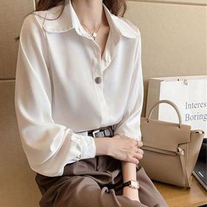 블라우스코디 여성블라우스 여성셔츠 가을 루즈핏 봄