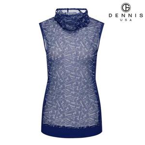 [데니스골프][DENNIS] 여성)메쉬 전판프린트 베스트형_NAMMLSV163