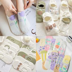 [루즈루나] 여름 여성 덧신 덧버선 페이크삭스 발목 양말