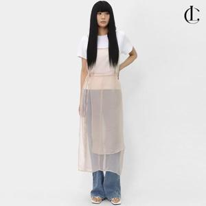 엘케이트 여자 레이어드 원피스 끈나시 오간자 여름원피스 LCC006