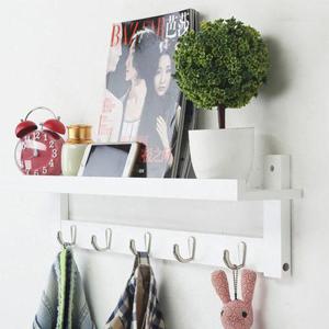스토리지 후크 옷걸이 벽선반 화이트 벽걸이 모자
