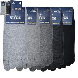 비버리힐스폴로클럽 무지 스니커즈 신사 발가락 양말0141tt