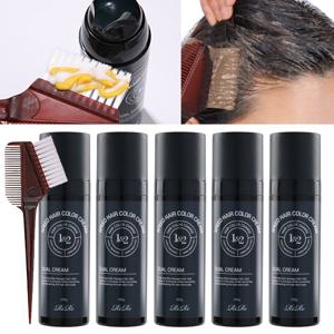 [리르] 5개 스피드 헤어 컬러 크림 2color /새치염색,셀프염색,염모제